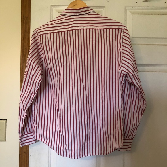 White and Red stripe button down - Picture 4 of 4